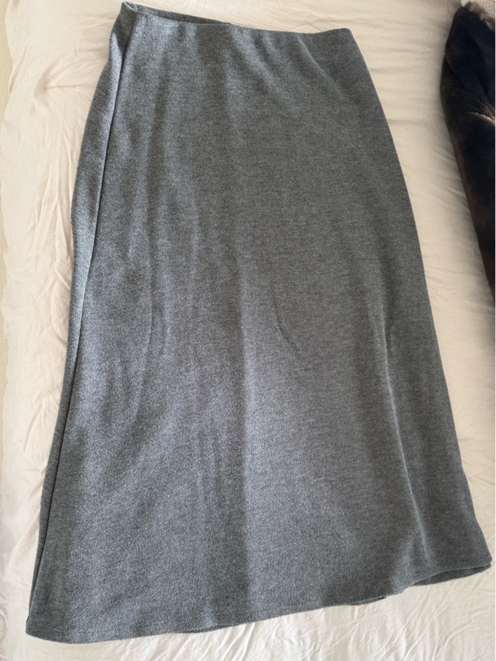 Gray Knit  Skirt  zara
